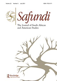 Safundi-the Journal Of South African And American Studies