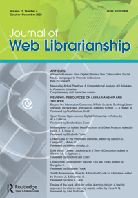 Journal Of Web Librarianship