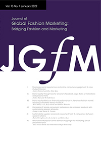 Journal Of Global Fashion Marketing