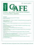 Culture Agriculture Food And Environment