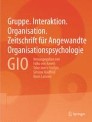 Gio-gruppe-interaktion-organisation-zeitschrift Fuer Angewandte Organisationspsychologie